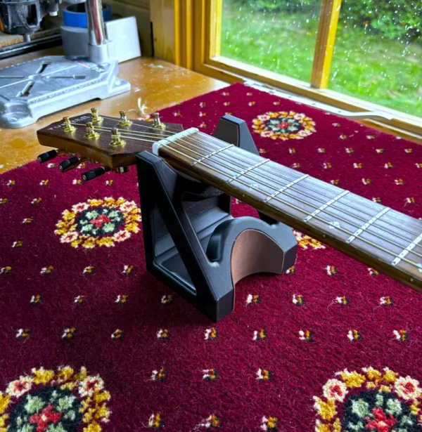 Guitar Neck block for restringing your instruments with ease, 3d printed for electric or acoustic guitars