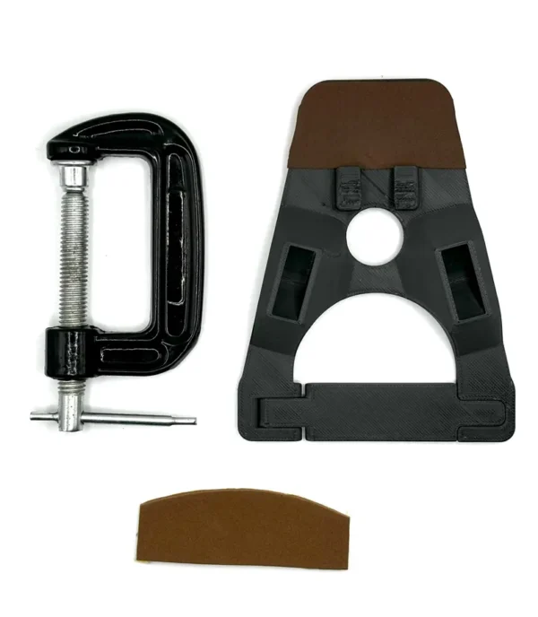JamClamp! Attach your stringed instrument to any table or desk safely.